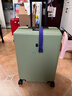 地平线8号（LEVEL8）行李箱密码拉杆箱男女托运大容量万向轮旅行者PC箱 24英寸芥末绿 实拍图