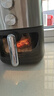九阳（Joyoung）空气炸锅上下双热源焱烤免翻面6.5L大容量炎烤可视大视窗旋钮家用炸烤炸一体金属内腔KL65-V596Y 实拍图