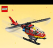 乐高（LEGO）积木拼装城市系列60411 消防直升机男孩儿童玩具生日礼物 实拍图