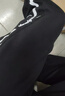 VETECOCOFF休闲裤子男款春秋冬季宽松运动卫裤男生简约直筒阔腿长裤加绒男裤 2356 黑色 L 【建议110-130斤】 实拍图