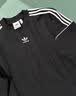 adidas廓形法式毛圈布运动圆领卫衣套头衫男装秋季阿迪达斯三叶草 黑色   XL   实拍图