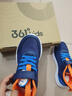 361°儿童运动鞋男女童(3-12岁)防撞鞋头密网休闲跑鞋 蓝 34 实拍图