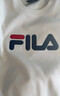 FILA 斐乐官方情侣款套头卫衣25秋冬季新款休闲宽松长袖加绒保暖上衣 【常规款】中世纪蓝-DB S 165/88A/S 实拍图
