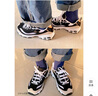 斯凯奇黑白金|男鞋秋季经典熊猫鞋增高透气时尚校园复古老爹鞋666114 实拍图