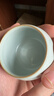 雅瓷汝窑陶瓷主人杯单杯家用品茗小茶杯冰裂釉天青色高端礼盒装龙蛋杯 汝窑龙蛋杯(单只） 65ml 1只 实拍图