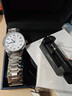上海（SHANGHAI）手表礼物 国民系列 经典男士自动机械腕表钢带男款 S629B白双历 实拍图