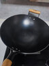 中福陆川铁锅炒菜锅家用无涂层氮化窒化广西生铁铸铁锅炒锅燃气已开锅 圆底 34cm 【有耳+锅盖】JD或SF物流 实拍图