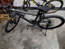 喜德盛山地自行车黑客380避震前叉21速禧玛诺变速X6铝合金车架通勤代步 黑/灰色（26款） 17寸（建议身高165-180） 实拍图