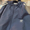 adidas经典三条纹运动连帽夹克外套男女春季阿迪达斯三叶草 深蓝   XL 实拍图