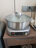 九阳（Joyoung）0涂层IH秒涮电火锅火锅专用锅电锅家用4-8人分体式可拆洗多功能电蒸锅不锈钢电煮锅6L火锅锅GN12 实拍图