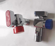 潜水艇（Submarine）F103/4A球阀黄铜角阀套装阀芯全开大流量燃气热水器壁挂炉1冷+1热 实拍图