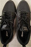 特步男鞋跑步鞋新款冬季厚底旅游透气轻便皮网面休闲运动鞋慢跑鞋子男 黑色 43 实拍图