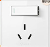 公牛（BULL）开关插座G36系列16A大功率带开关插座G36E204白色暗装 实拍图