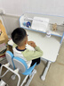 童博士儿童学习书桌椅套装多功能可升降中小学生桌椅子写字课桌久坐舒服 标准款/80CM环保桌面+追背椅蓝 实拍图