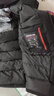 京东京造【进口极寒95鹅绒服】羽绒服男外套女冬季新款中长款 曜石黑 2XL 实拍图