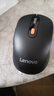 联想（Lenovo）无线蓝牙双模充电鼠标 蓝牙5.0/3.0 便携办公鼠标人体工学设计 Howard理性黑充电版 实拍图