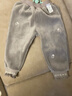 巴拉巴拉【荣信乐乐趣IP】巴拉巴拉宝宝长裤女童冬季运动裤可爱加绒保暖 晨灰20131 90 实拍图