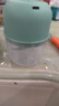 绞肉机小型打蒜器厨房家用绞蒜切蒜器多功能辅食料理机无线电动蒜泥神器 浅绿色 0.26L 2叶刀 实拍图