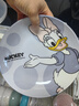 迪士尼8英寸深盘子可爱卡通陶瓷釉下彩耐高温盛儿童少女好看菜盘 乐悠8寸盘-黛丝 无规格 实拍图