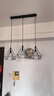 雷士（NVC）led餐厅吊灯具餐桌灯饰北欧简约可调节卧室吧台创意几何3头带光源 实拍图
