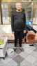 中老年男士保暖内衣男加厚加绒厚单件上衣防寒保暖打底内衣上衣 CSF-A12黑色 （工厂直销特价款） 3XL （建议145-160斤以内） 实拍图