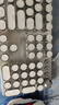 前行者（EWEADN）TK100朋克机械键盘电竞游戏有线台式电脑笔记本外接办公打字复古外设吃鸡104键 白色混光青轴 实拍图