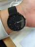 佰时顿手表男学生简约防水初中生高中生青少年男士机械风男表考试可用 黑壳银针网带【夜光潮流机械风】 实拍图