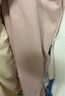 森马（Semir）休闲裤女冬发热抑菌抓绒抽绳卫裤分割宽松2025新款百搭阔腿裤 橡皮粉61214 S 实拍图