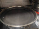 多星六代电煎锅新款33cm多星电饼铛家用平底烙饼锅多功能做水煎包锅 花纹电煎锅【35cm黑色】升级款 实拍图