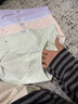猫人内裤女士纯棉中腰无痕透气10A全棉抗菌裆女生三角短裤不夹臀 实拍图