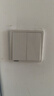 西门子（SIEMENS）开关面板 二开单控开关 86型暗装 致典雅白色5TA14213NC01 实拍图