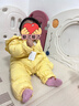巴拉巴拉宝宝轻薄羽绒服婴儿男女童连体衣冬2025造型可爱时尚208425120205 实拍图