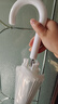 天玮伞业（Tianwei umbrella）16骨透明伞纤维骨抗风自动纯色POE伞简约纯色便捷长柄伞可定制 实拍图