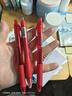 派通（Pentel）【热门商品】BLN105按动红色中性笔高颜值0.5mm签字笔商务学生速干水笔水性笔文具 红杆红芯单支装 实拍图