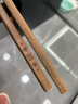 双枪（Suncha）天然抗菌镰叶相思木筷子 家用无漆无蜡 中式实木筷子餐具10双装 实拍图