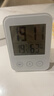 宜家（IKEA）SLATTIS斯洛缇电子钟带湿度计温度计白色多功能钟表简约 带湿度计/温度计白色8x12cm 实拍图