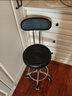 华恺之星 吧台椅家用升降吧台凳酒吧椅接待椅转椅子HK106黑色靠背款 实拍图