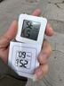 温湿度计婴儿房室内家用车内电子温湿度计迷你便携高精度传感器可壁挂 智能温湿度计-黑色小巧*1 实拍图