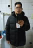 坦博尔羽绒服男可脱卸帽宽松大码男士商务保暖外套510505D 黑色 195  实拍图