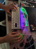 MelGeek蜜氪 made68pro+磁轴键盘小蜜蜂TTC万磁王紫心轴RT0.01电竞游戏客制化机械无畏契约打瓦情侣 MADE68 PRO+紫光【紫心轴】 有线MelGeek 68键 实拍图