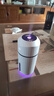 一粒车载加湿器 汽车加湿器香薰雾化车内净化空气一体喷雾空气净化器 白色【充电款/七彩夜灯】 实拍图