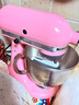 KitchenAid（凯膳怡）【政府补贴】厨师机家用进口5QT双碗和面揉面一体机多功能搅拌机 桃花粉 5KSM165PSCGU 实拍图