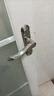 京本卫生间浴室锁室内门锁无钥匙卧室房门锁厕所不锈钢锁通用型门把手 【促】110孔距无锁舌套装 实拍图