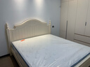 全友家居 现代简约主卧室公主床1.5x2米美式板式床双人大床高脚床婚床 实拍图