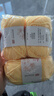 4股牛奶棉毛线团线球手工钩针编织diy玩偶材料包宝宝花束围巾毯子 16浅黄 实拍图