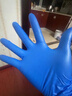 爱马斯一次性丁腈手套加厚耐用防油耐酸碱 实验室工业清洁100只/盒 蓝色APFNCHD 大号 实拍图