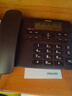 飞利浦（PHILIPS）电话机座机 固定电话 办公家用 家庭有线电话 来电显示 双接口 免电池 CORD118黑色 实拍图