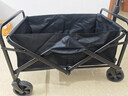 原始人（The Primitive）露营推车营地拖车户外折叠超大野营手拉车遛娃小推车野餐车桌板 120L 升级款曜黑+可折叠便携桌板 实拍图