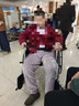 怡辉（YIHUI）轮椅老人专用出行轻便折叠医用年轻人骨折便携式手动推车lyyh112 实拍图