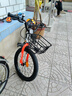 永久（FOREVER）儿童自行车男女款小孩单车可折叠脚踏车4-6-8-10岁辅助轮18寸橙色 实拍图